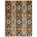 Safavieh Calcutta Ikat 150 Rug, CKT150 - Ivory / Rust