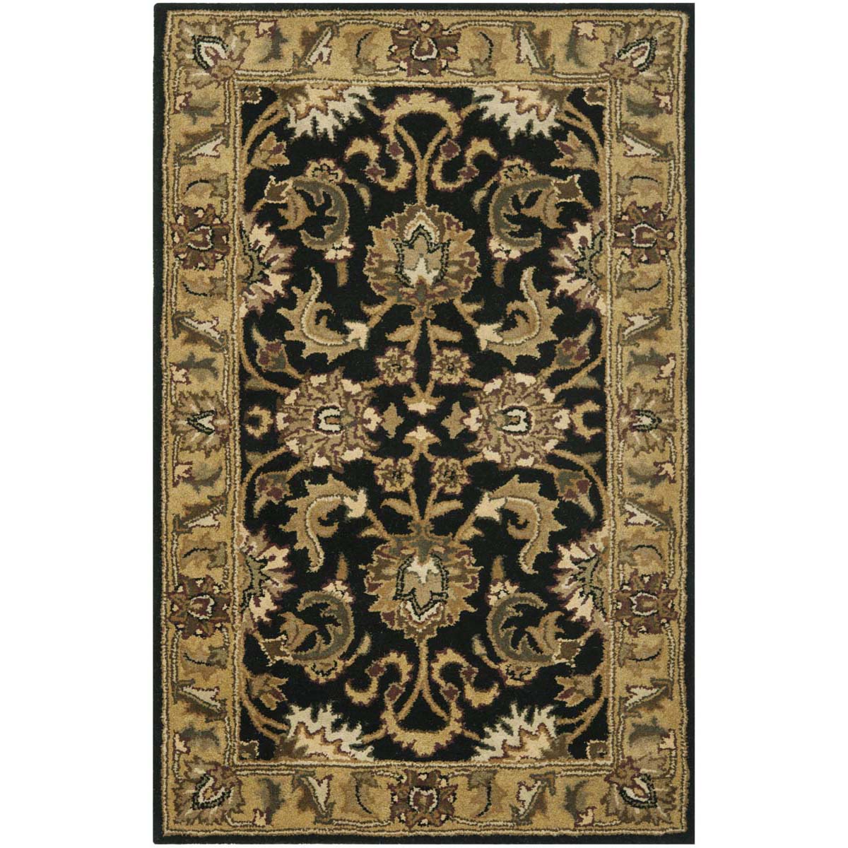 Safavieh Classic 52A Rug, CL252A - Black / Gold