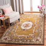 Safavieh Classic 80A Rug, CL280A - Light Gold / Green