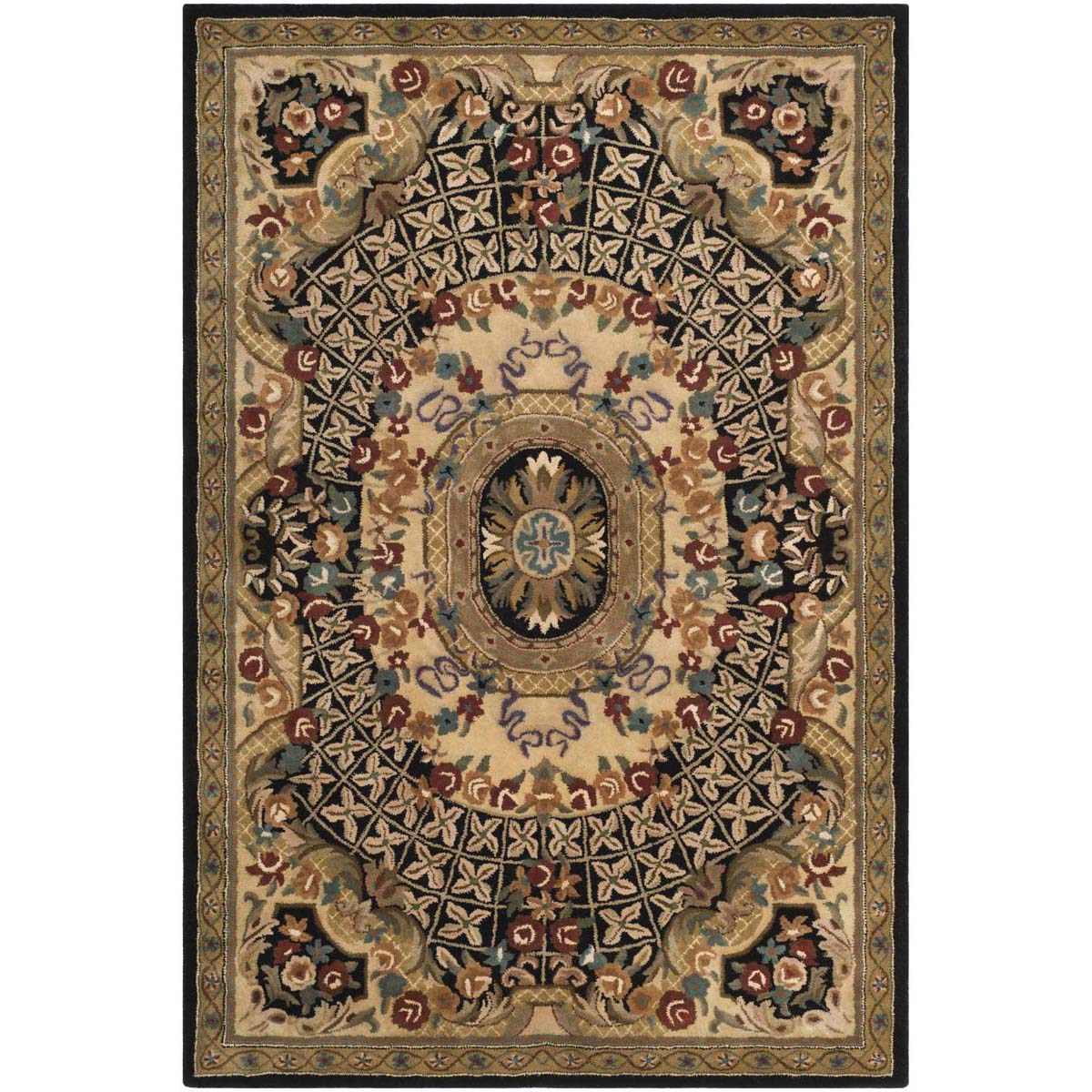 Safavieh Classic 304 Rug, CL304 - Black / Gold