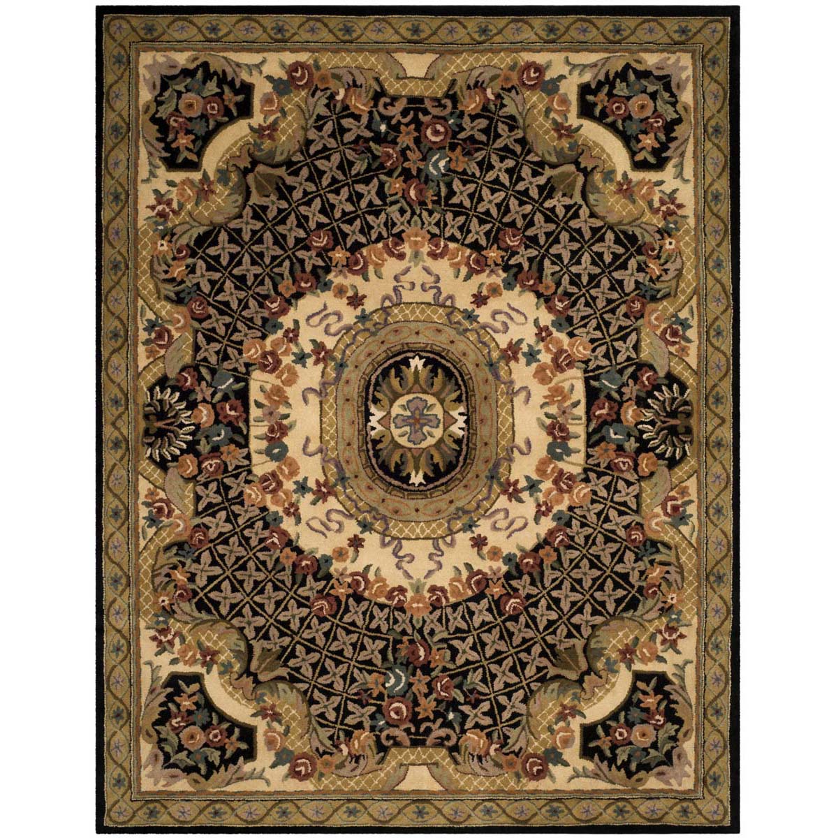 Safavieh Classic 304 Rug, CL304 - Black / Gold