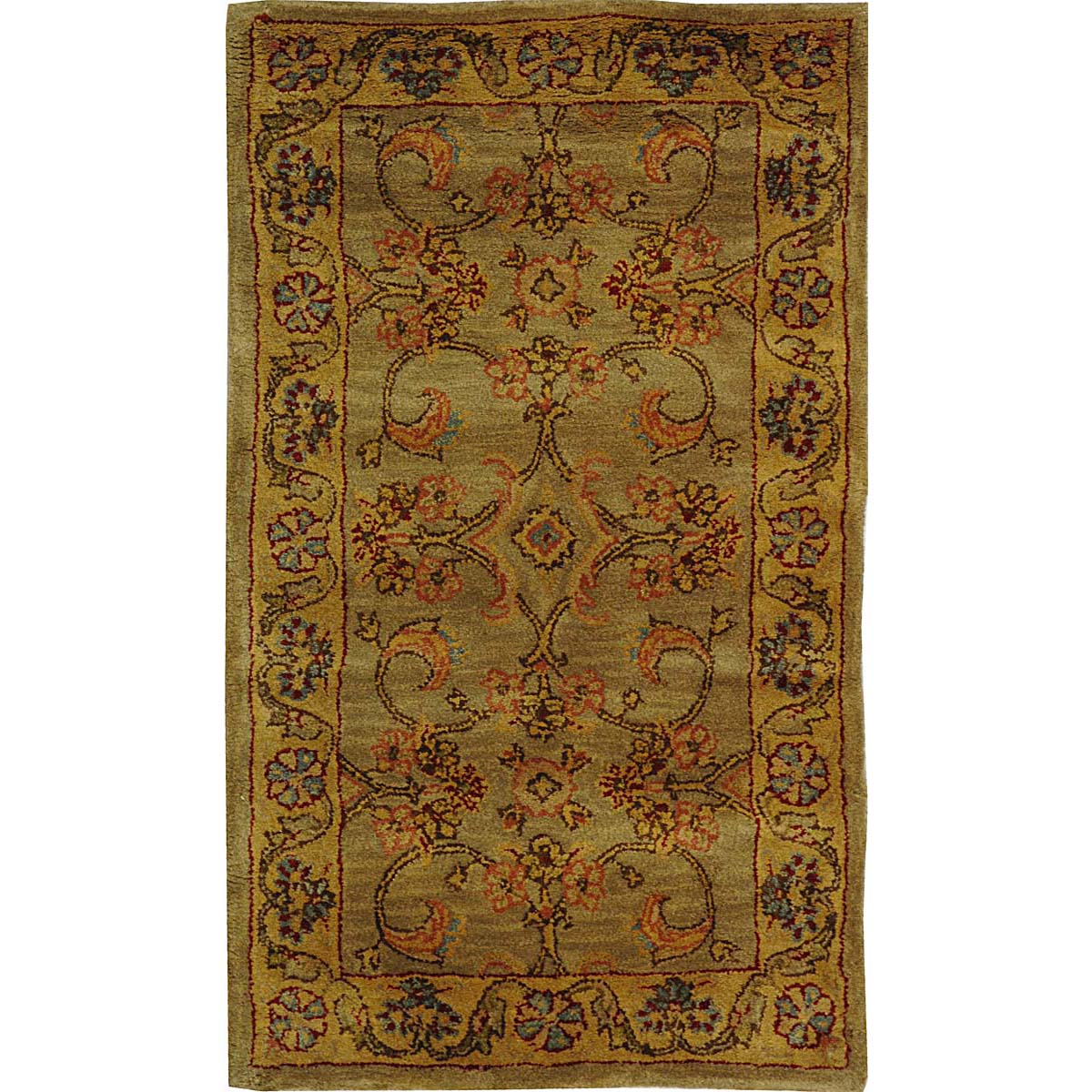 Safavieh Classic 324 Rug, CL324 - Light Green / Gold