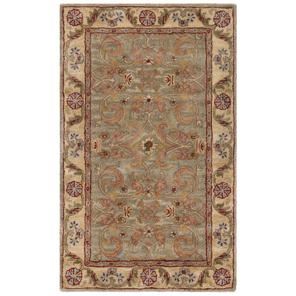 Safavieh Classic 324 Rug, CL324 - Light Green / Gold