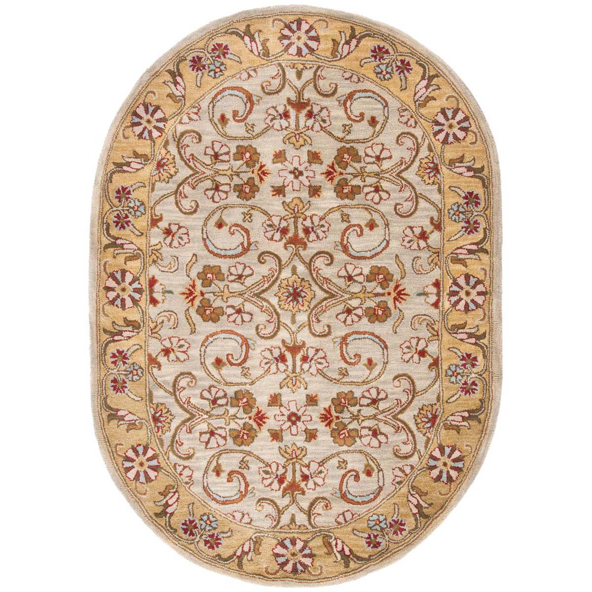 Safavieh Classic 324 Rug, CL324 - Light Green / Gold