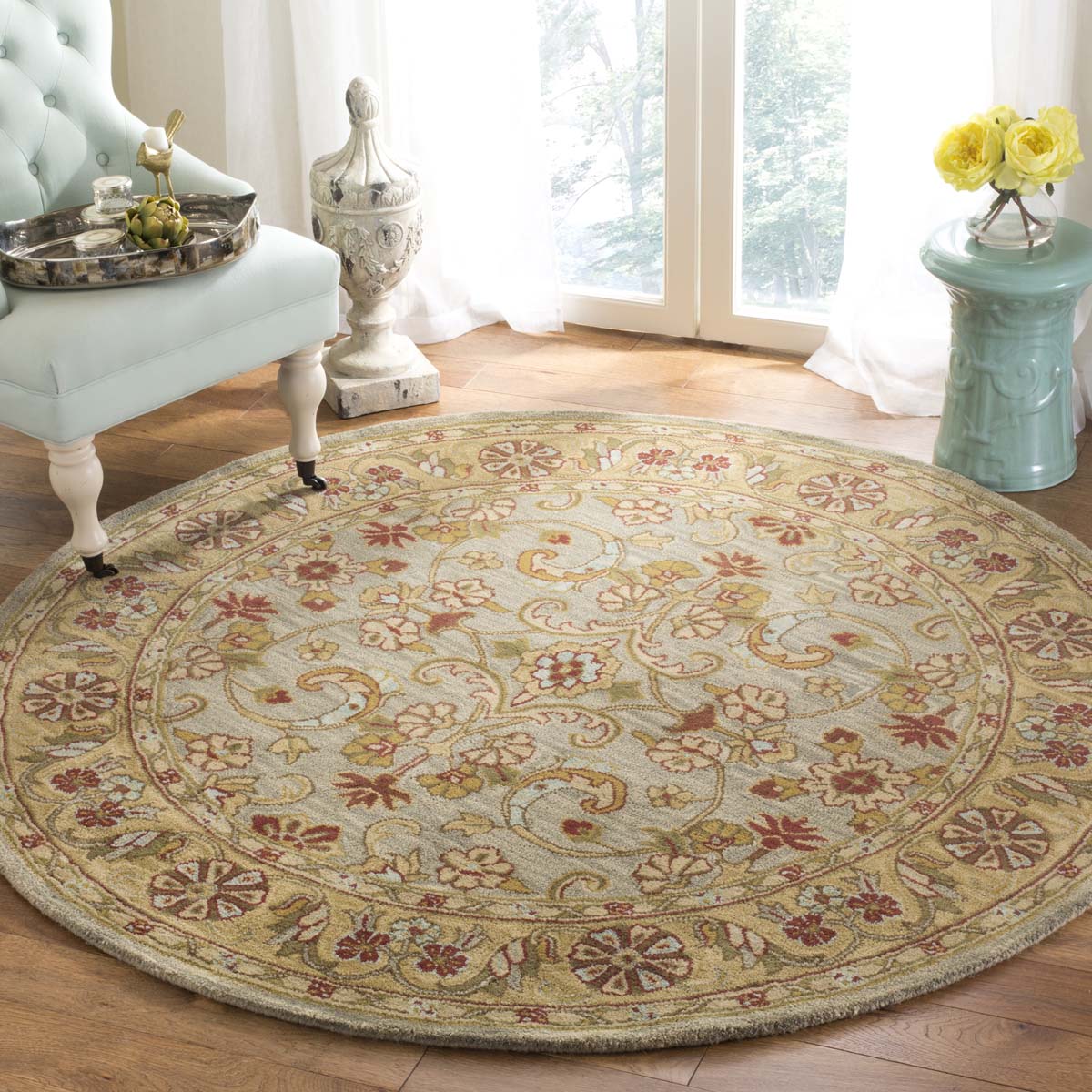 Safavieh Classic 324 Rug, CL324 - Light Green / Gold