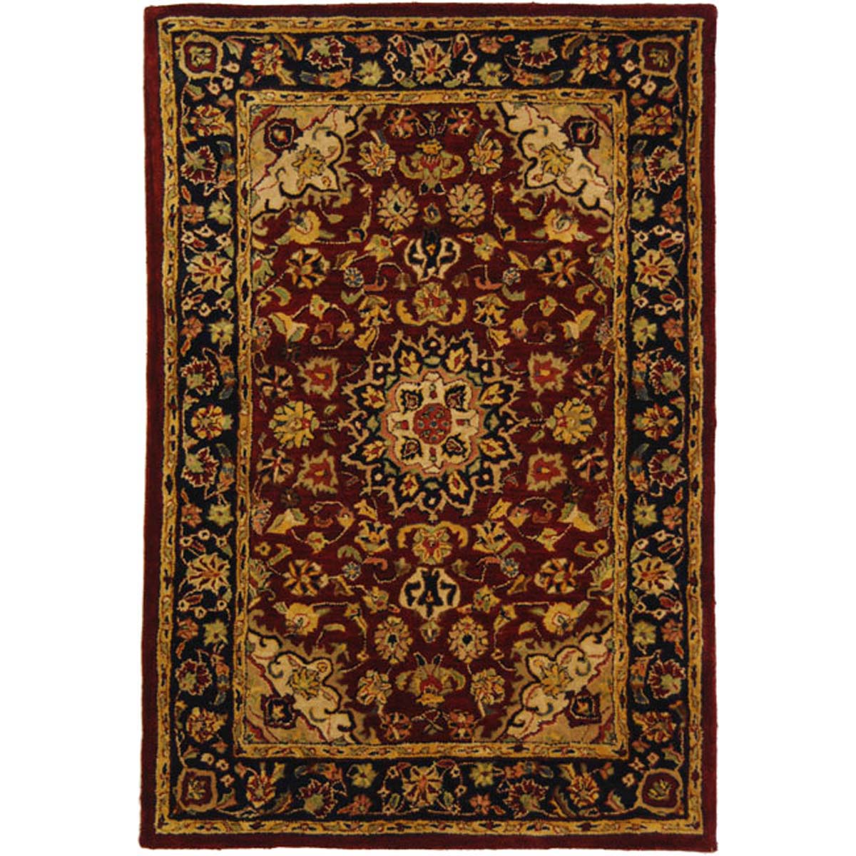 Safavieh Classic 62A Rug, CL362A - Burgundy / Navy