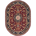 Safavieh Classic 62A Rug, CL362A - Burgundy / Navy