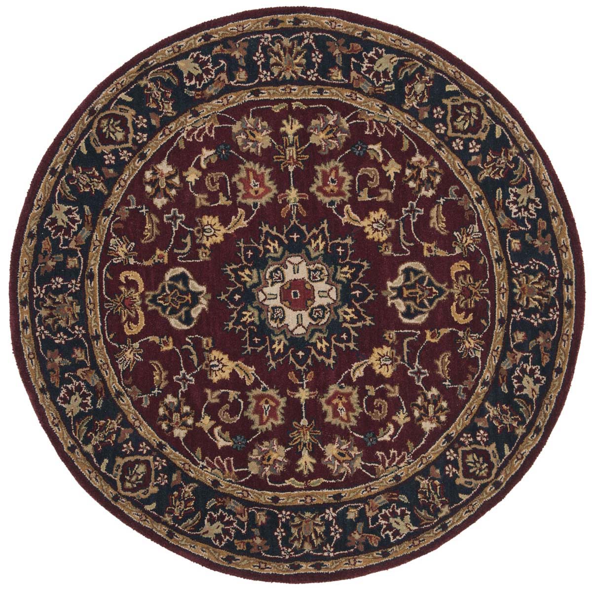 Safavieh Classic 62A Rug, CL362A - Burgundy / Navy