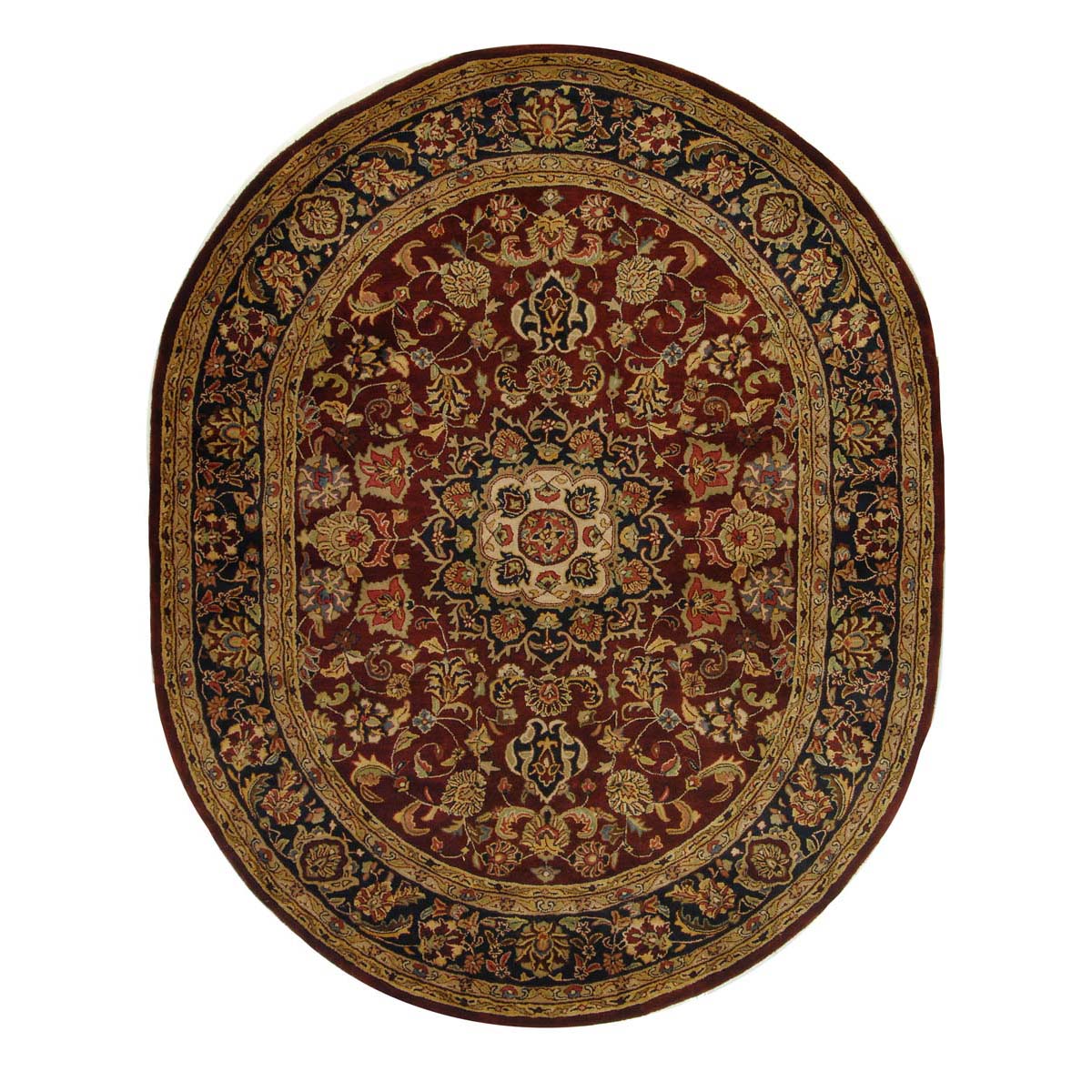 Safavieh Classic 62A Rug, CL362A - Burgundy / Navy