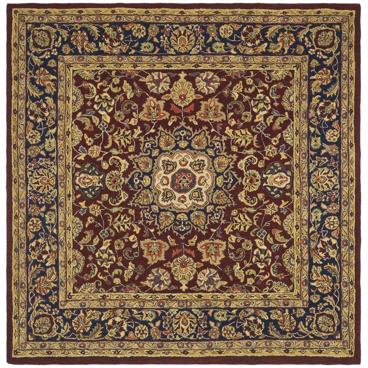 Safavieh Classic 62A Rug, CL362A - Burgundy / Navy