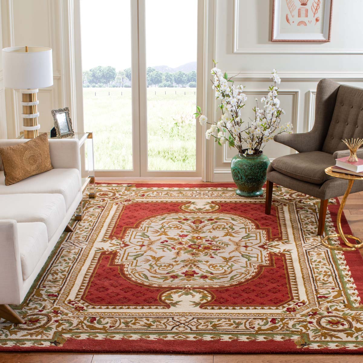 Safavieh Classic 755 Rug, CL755 - Burgundy