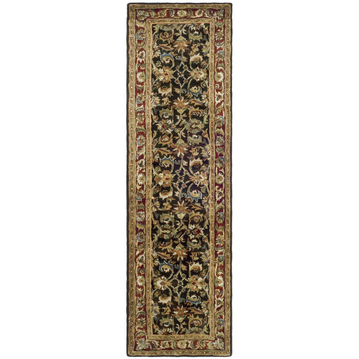 Safavieh Classic 758 Rug, CL758 - Dark Olive / Red