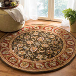 Safavieh Classic 758 Rug, CL758 - Dark Olive / Red