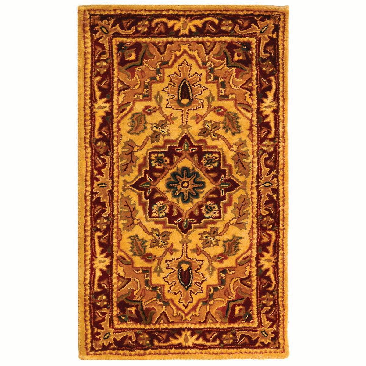 Safavieh Classic 763 Rug, CL763 - Light Gold / Red