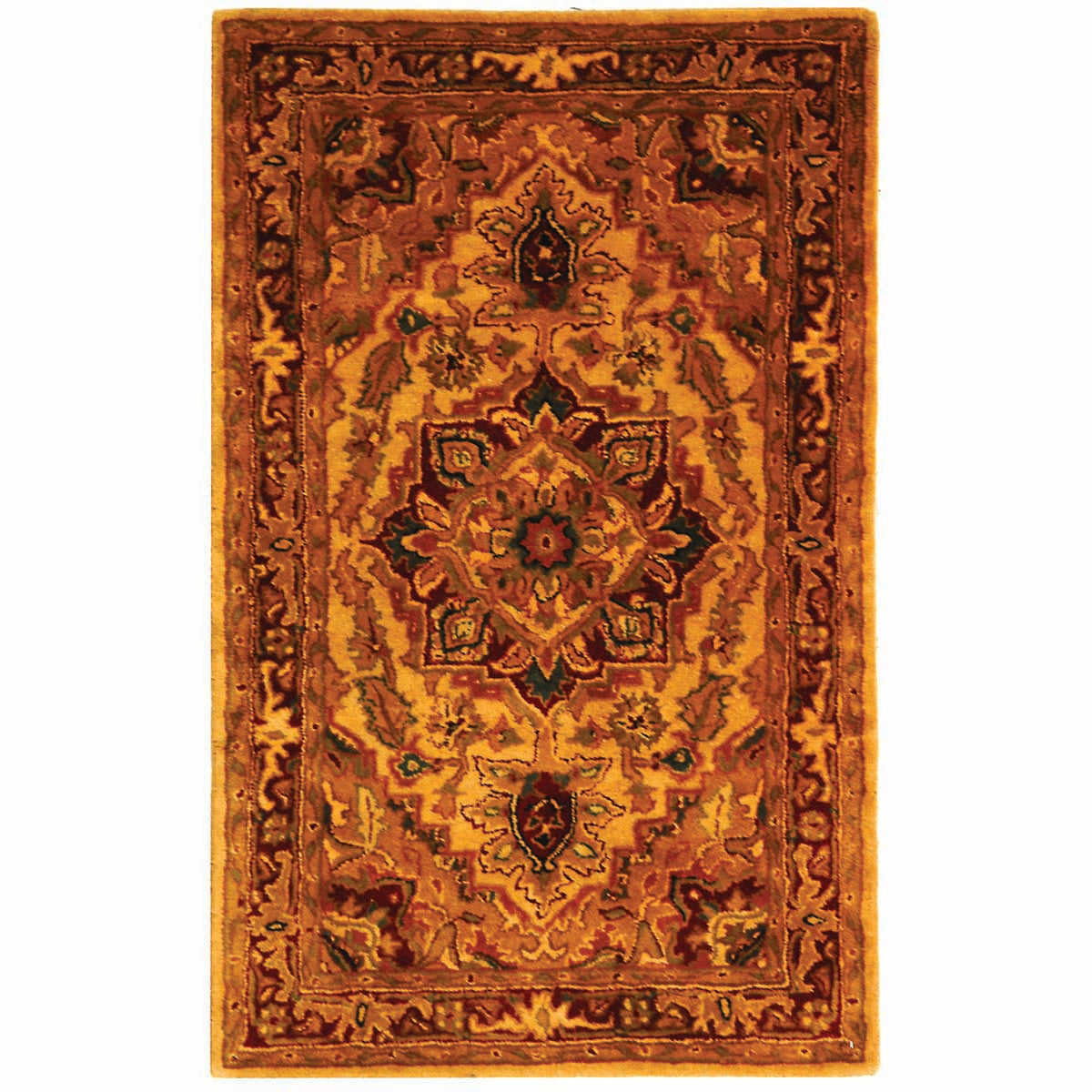 Safavieh Classic 763 Rug, CL763 - Light Gold / Red