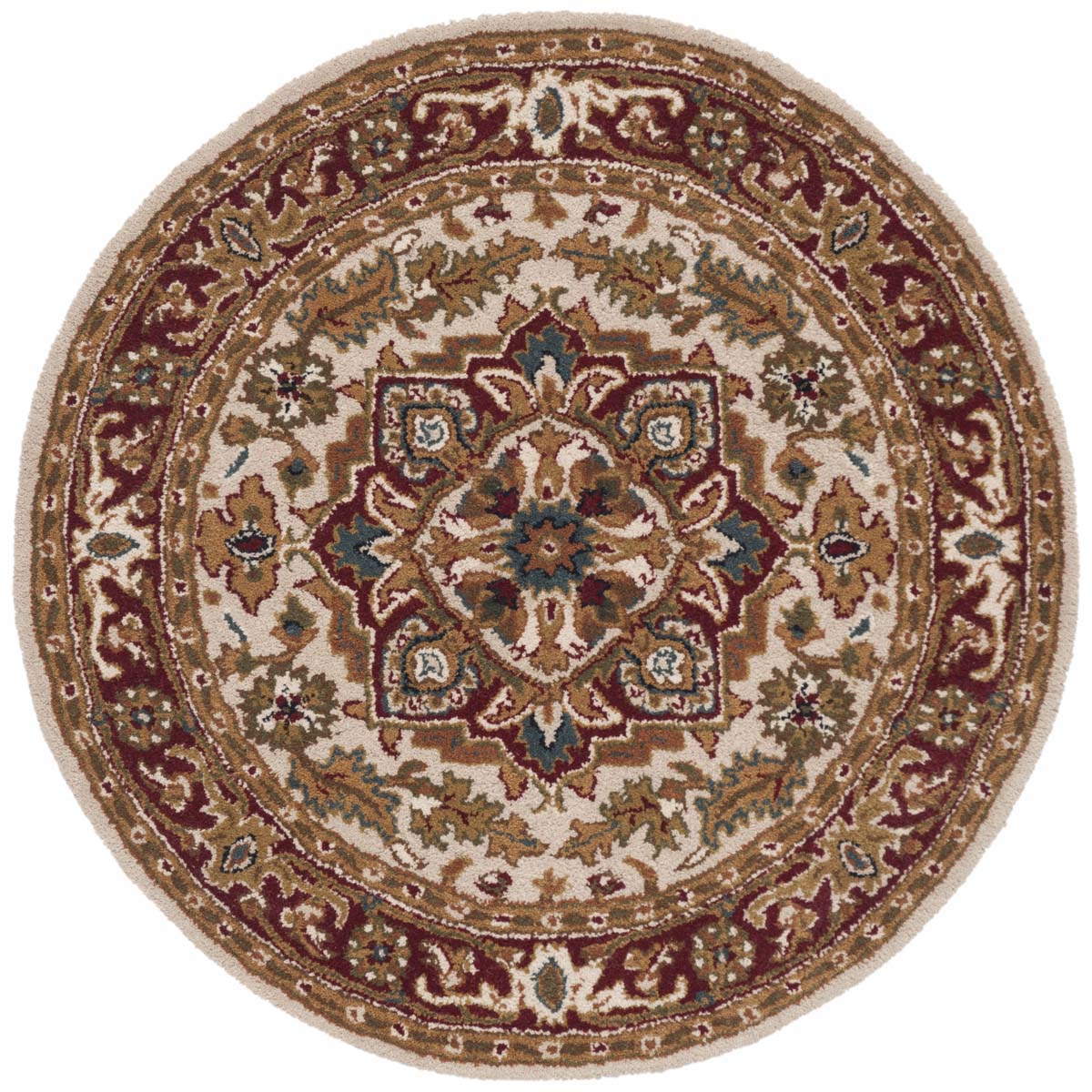 Safavieh Classic 763 Rug, CL763 - Light Gold / Red