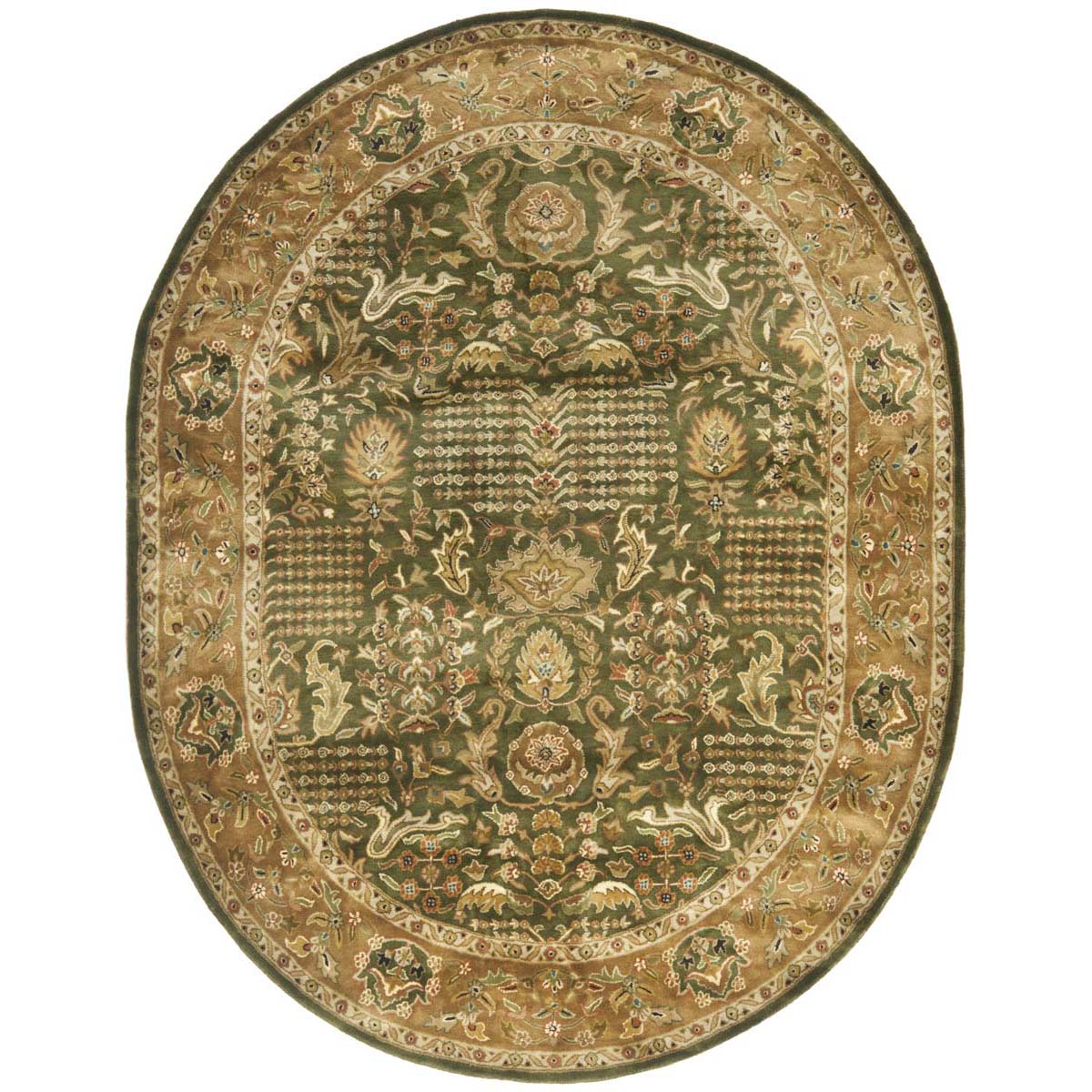 Safavieh Classic 764 Rug, CL764 - Light Green / Gold