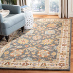 Safavieh Classic 934 Rug, CL934 - Dark Grey / Ivory