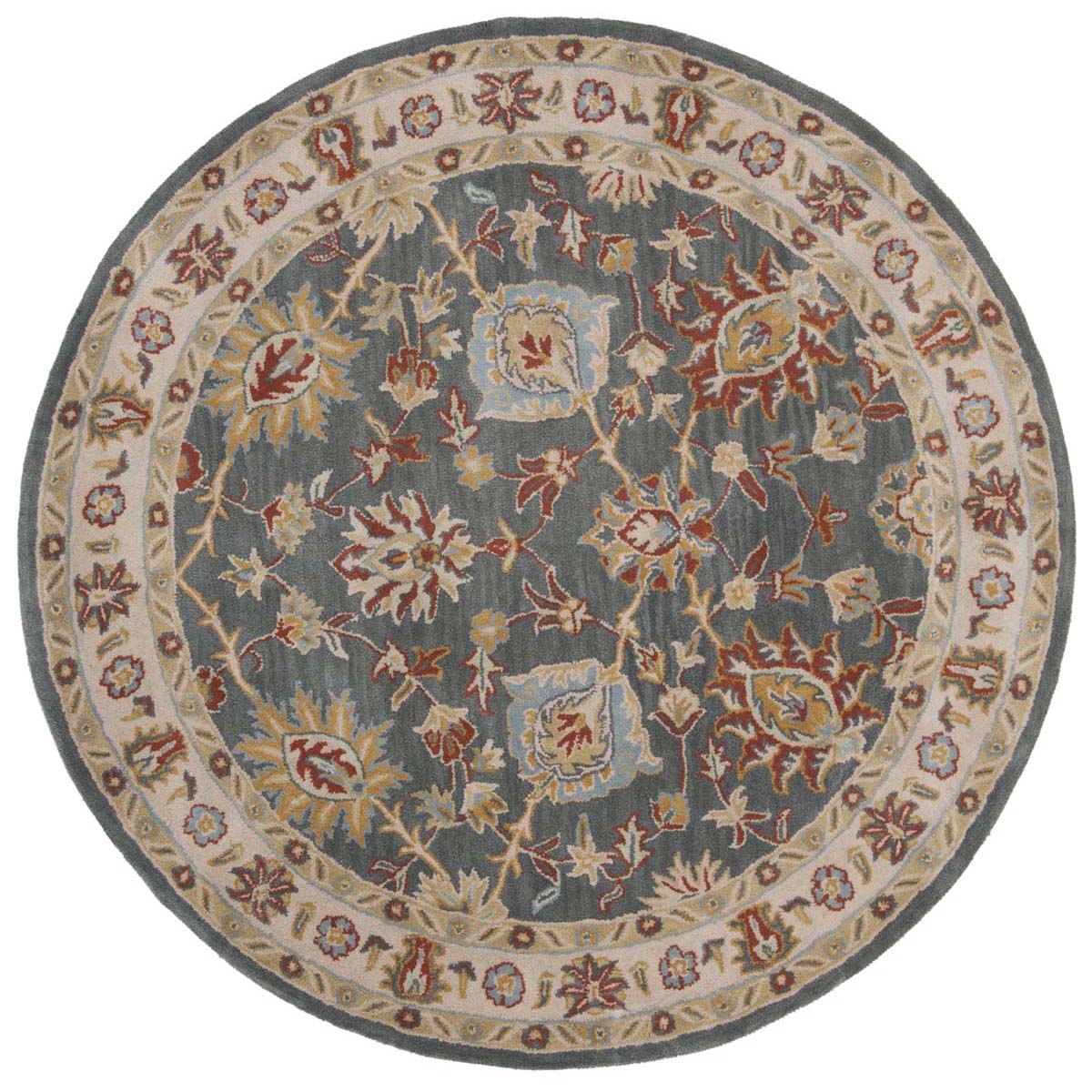 Safavieh Classic 934 Rug, CL934 - Dark Grey / Ivory