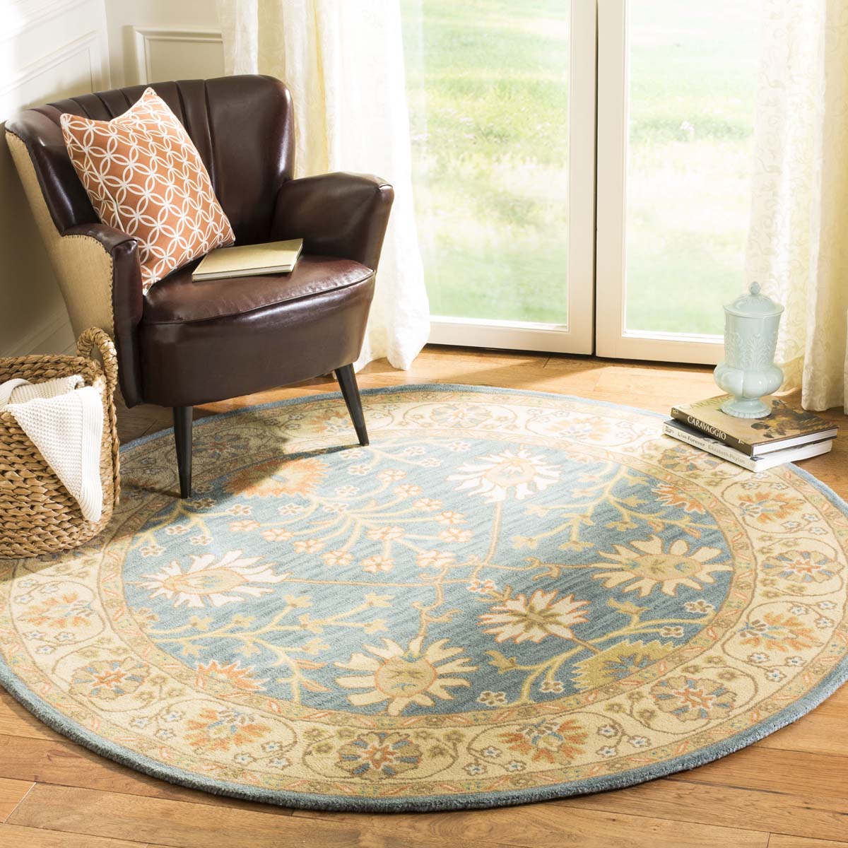 Safavieh Classic 36A Rug, CL936A - Blue / Light Gold