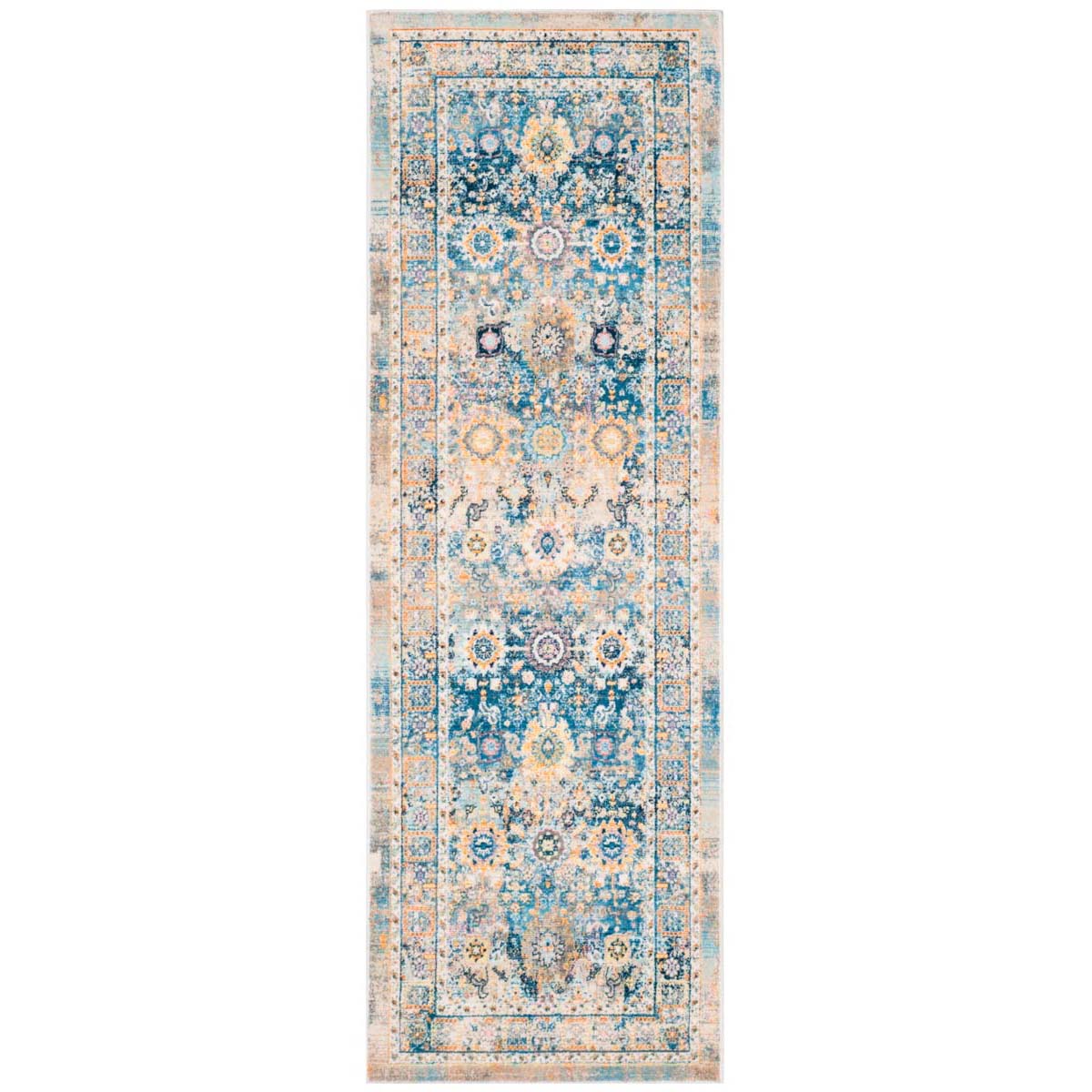 Safavieh Claremont 663 Rug, CLR663 - Blue / Gold