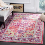 Safavieh Claremont 664 Rug, CLR664 - Purple / Coral