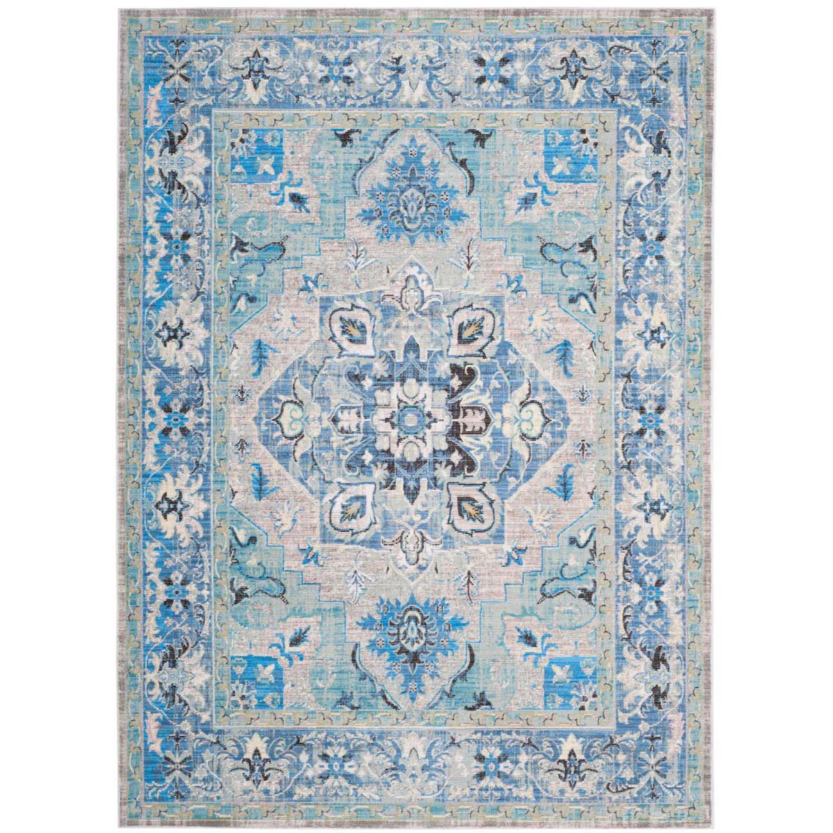 Safavieh Claremont 664 Rug, CLR664 - Blue / Light Grey