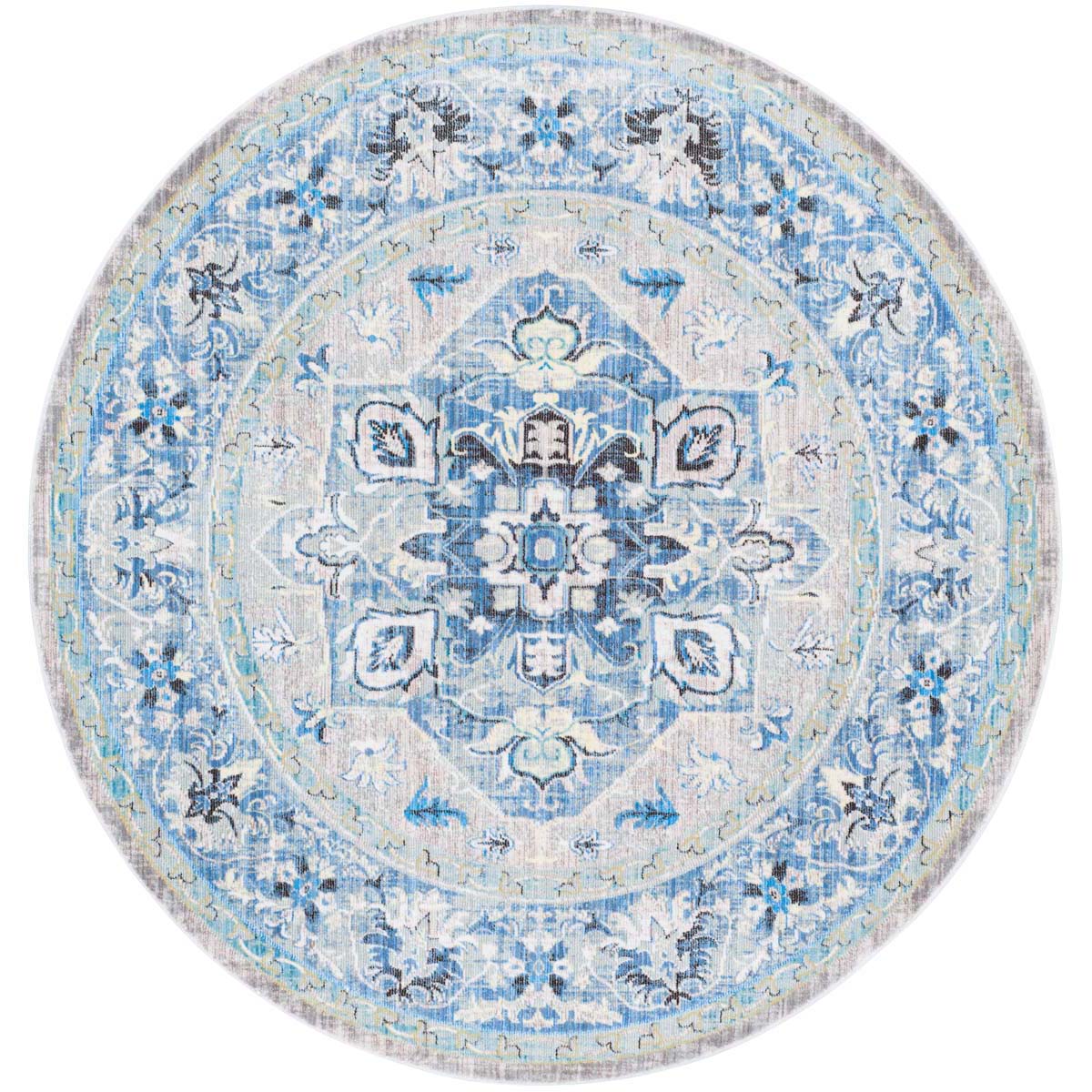 Safavieh Claremont 664 Rug, CLR664 - Blue / Light Grey