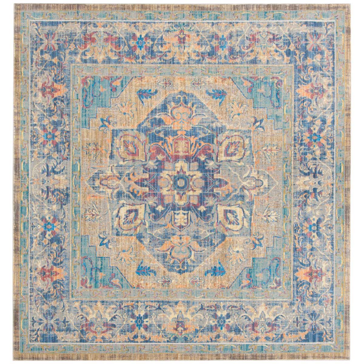 Safavieh Claremont 664 Rug, CLR664 - Blue / Gold