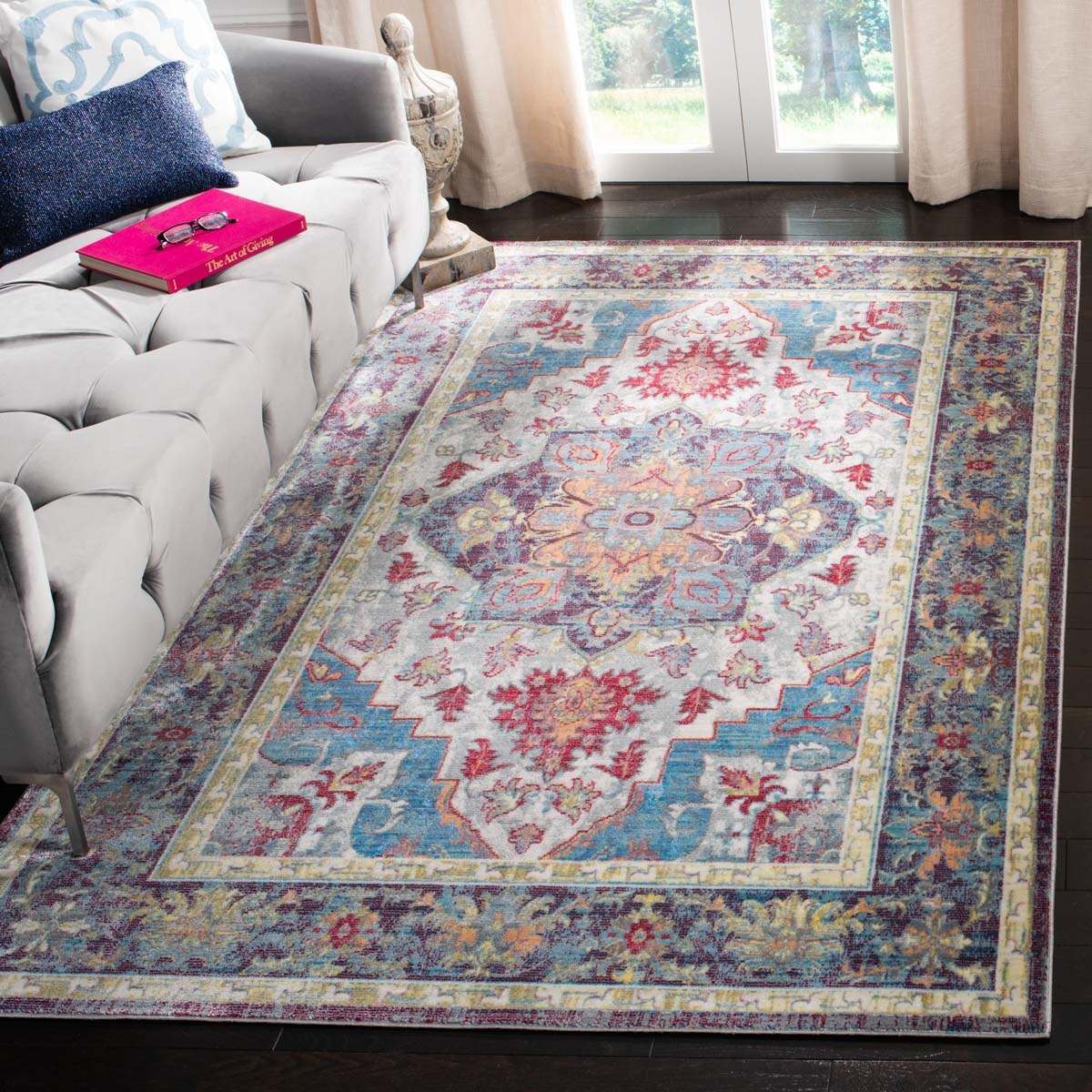 Safavieh Claremont 664 Rug, CLR664 - Blue / Purple