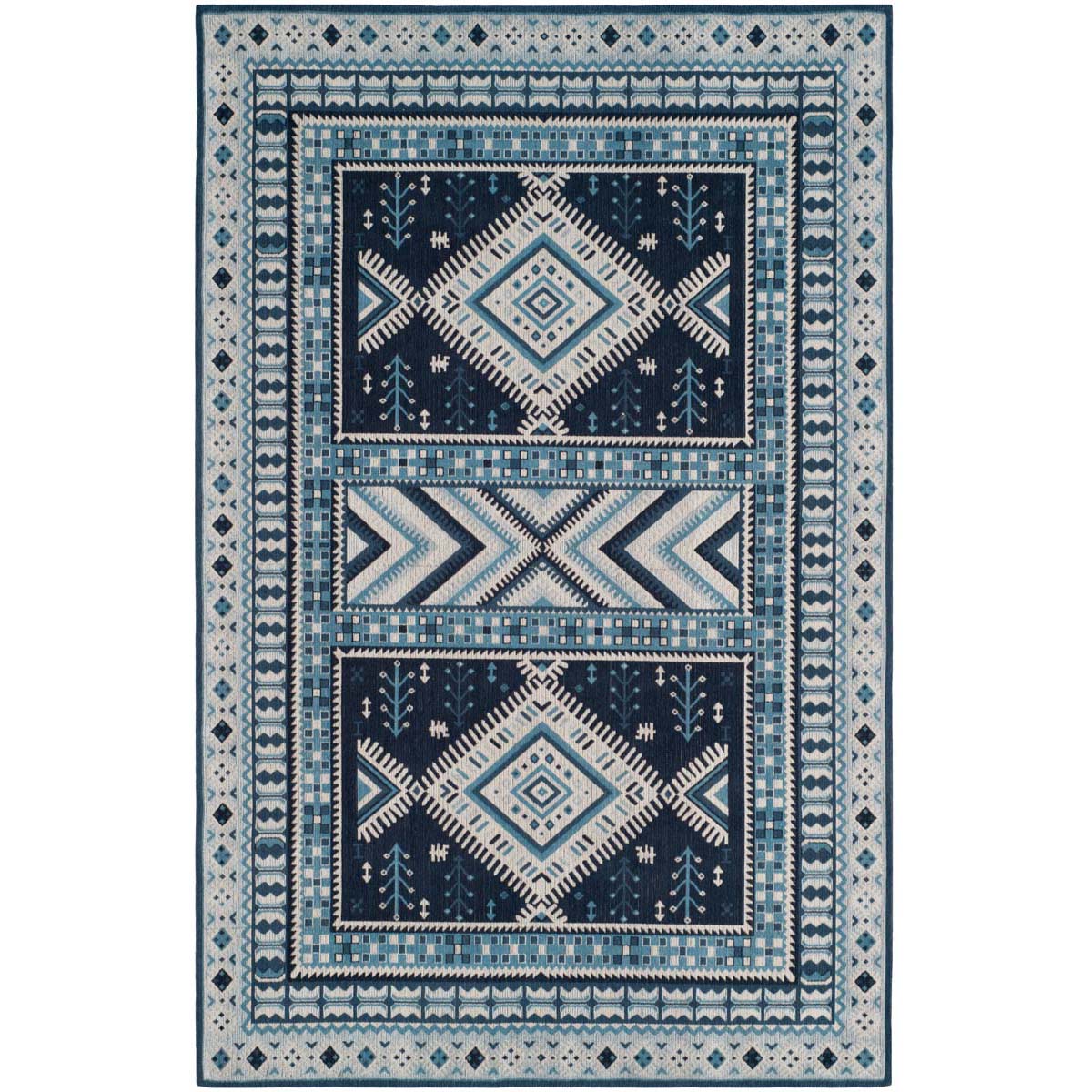 Safavieh Classic Vintage 511 Rug, CLV511 - Navy / Light Blue