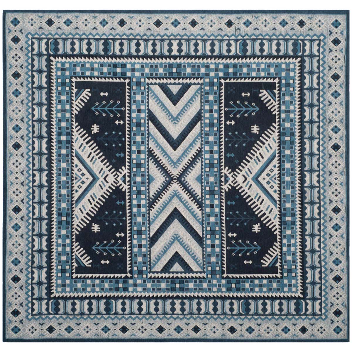 Safavieh Classic Vintage 511 Rug, CLV511 - Navy / Light Blue