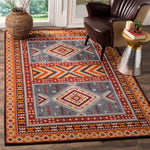 Safavieh Classic Vintage 511 Rug, CLV511 - Slate / Mustard