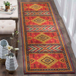 Safavieh Classic Vintage 511 Rug, CLV511 - Red / Slate