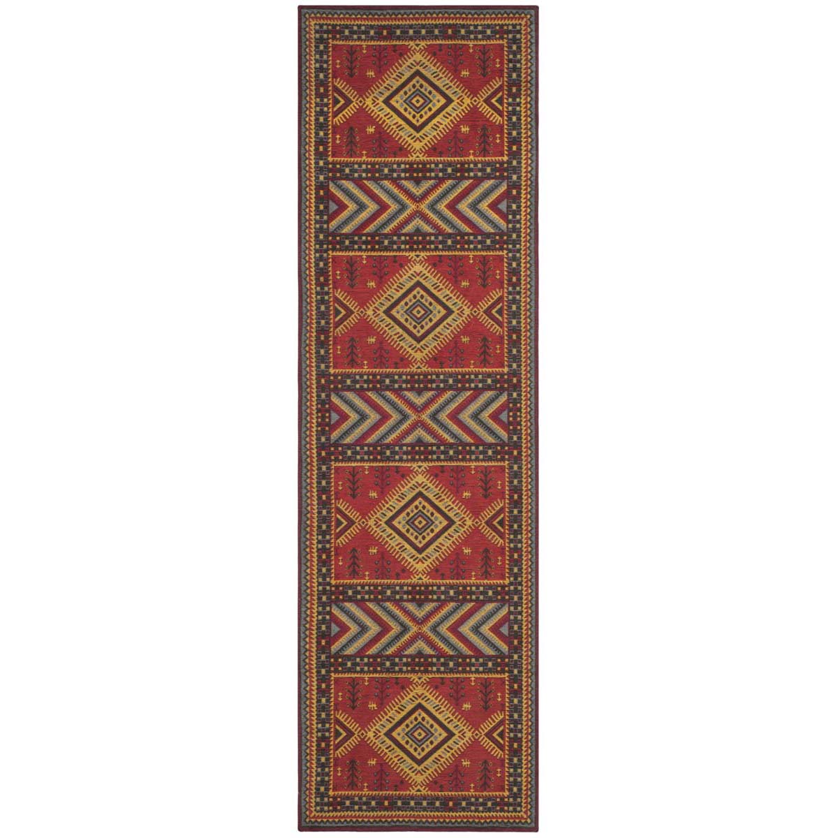 Safavieh Classic Vintage 511 Rug, CLV511 - Red / Slate