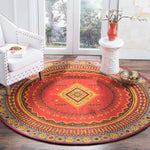 Safavieh Classic Vintage 511 Rug, CLV511 - Red / Slate