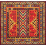 Safavieh Classic Vintage 511 Rug, CLV511 - Red / Slate