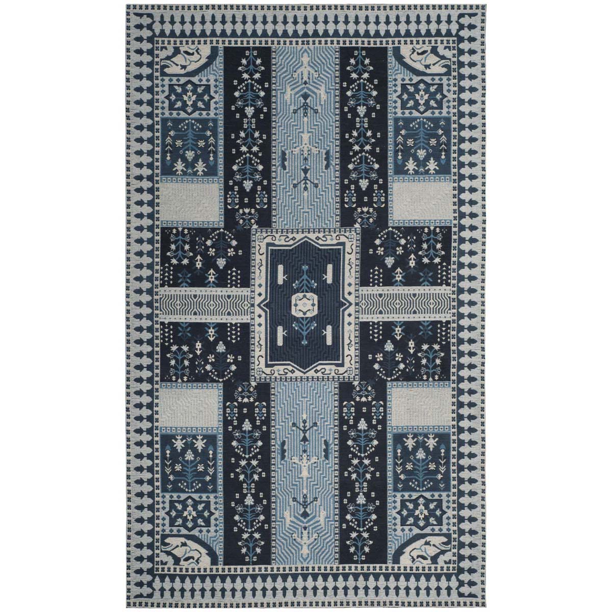 Safavieh Classic Vintage 512 Rug, CLV512 - Navy / Light Blue