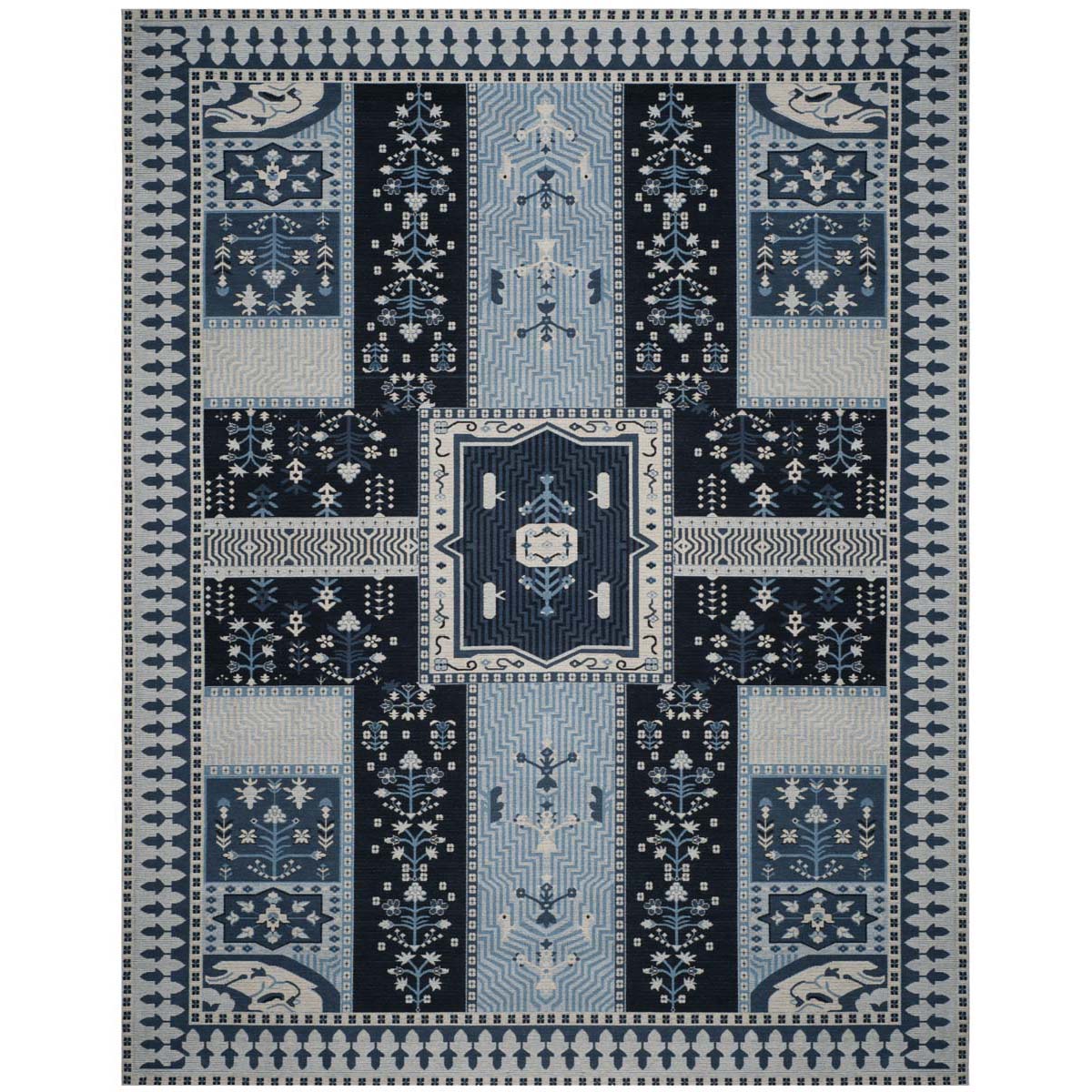 Safavieh Classic Vintage 512 Rug, CLV512 - Navy / Light Blue