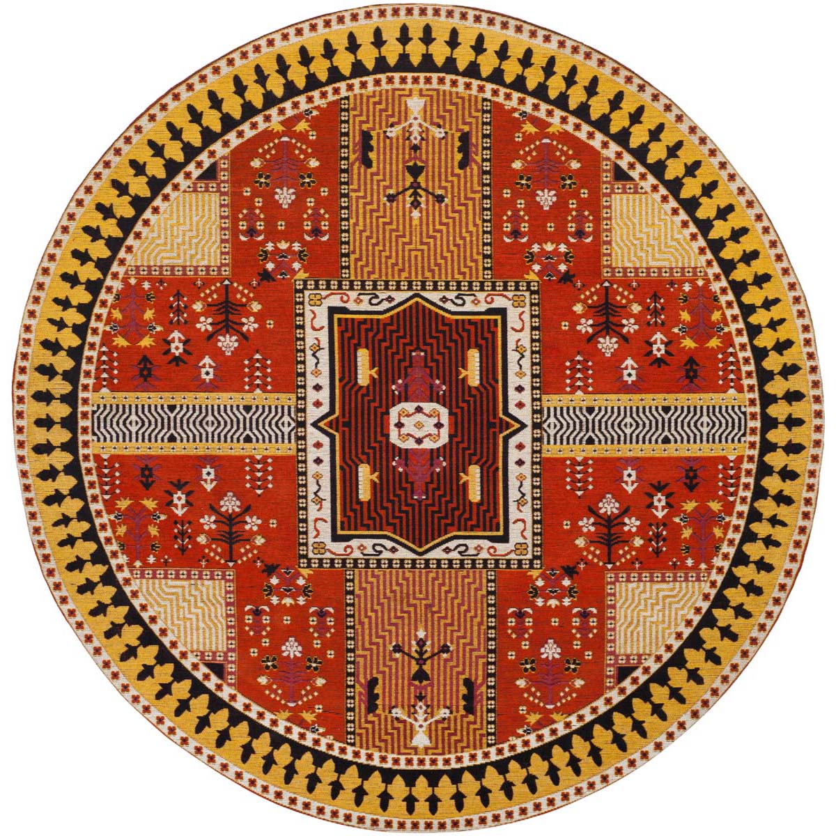 Safavieh Classic Vintage 512 Rug, CLV512 - Orange / Gold