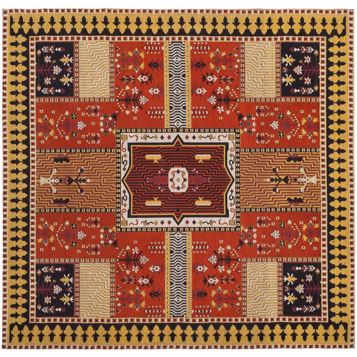 Safavieh Classic Vintage 512 Rug, CLV512 - Orange / Gold