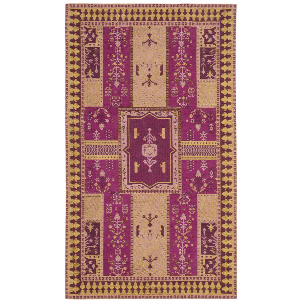 Safavieh Classic Vintage 512 Rug, CLV512 - Fuchsia / Gold