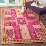 Safavieh Classic Vintage 512 Rug, CLV512 - Fuchsia / Gold