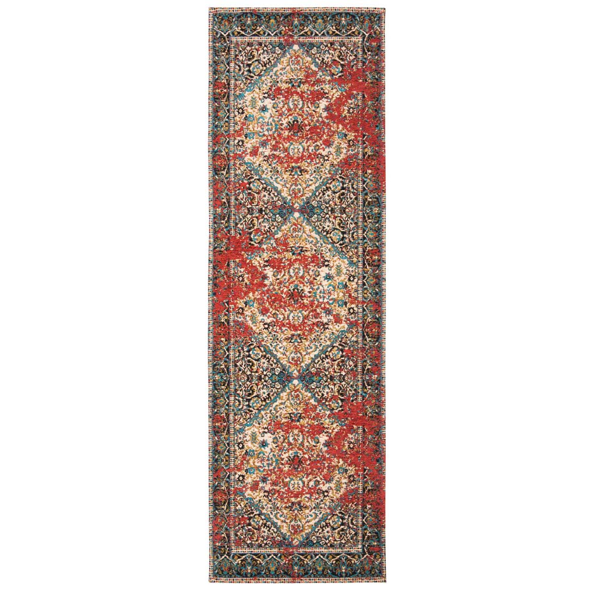 Safavieh Classic Vintage 701 Rug, CLV701 - Red / Charcoal