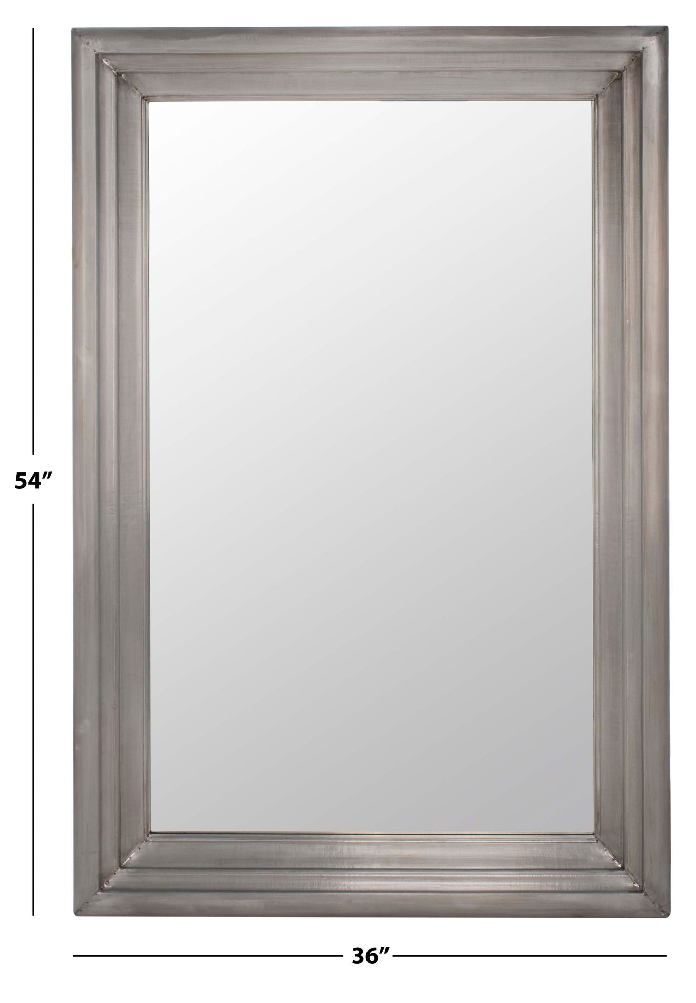 Safavieh Couture Francesca Medium Rectangle Mirror - Silver