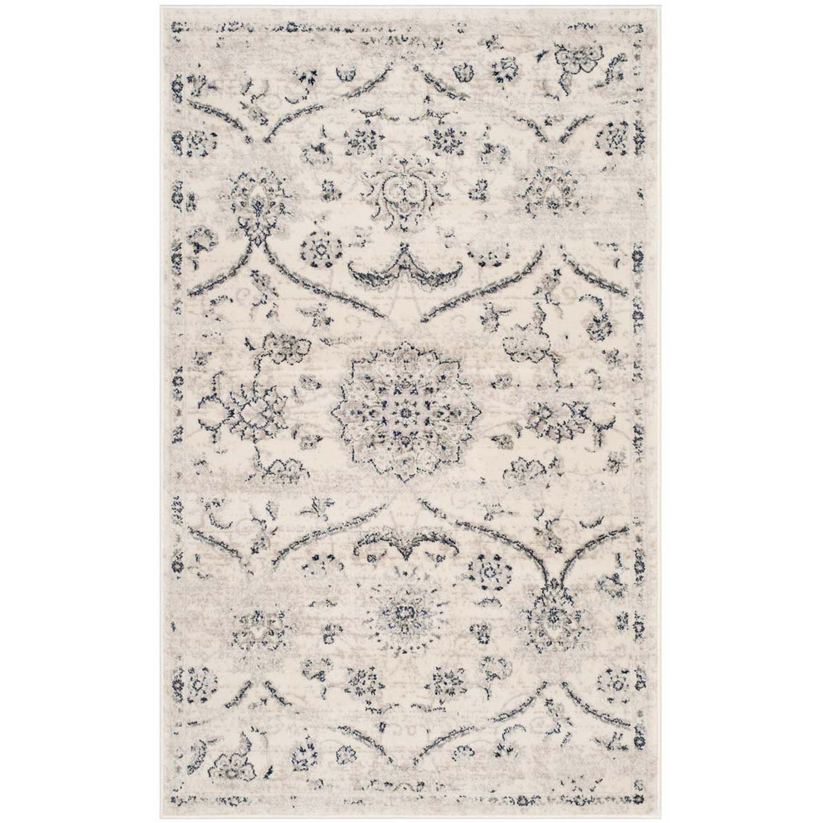 Safavieh Carnegie 624 Rug, CNG624 - Cream / Light Grey