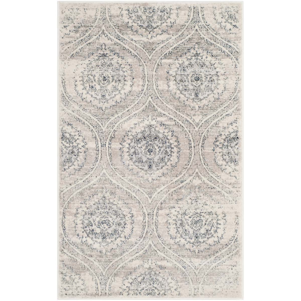 Safavieh Carnegie 626 Rug, CNG626 - Light Grey / Cream