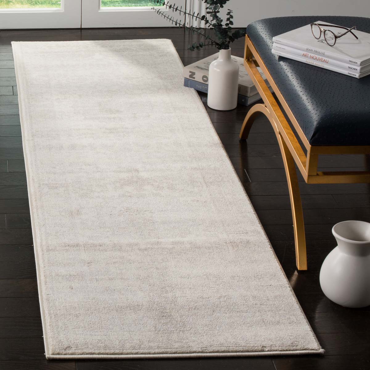 Safavieh Carnegie 631 Rug, CNG631 - Cream / Light Grey