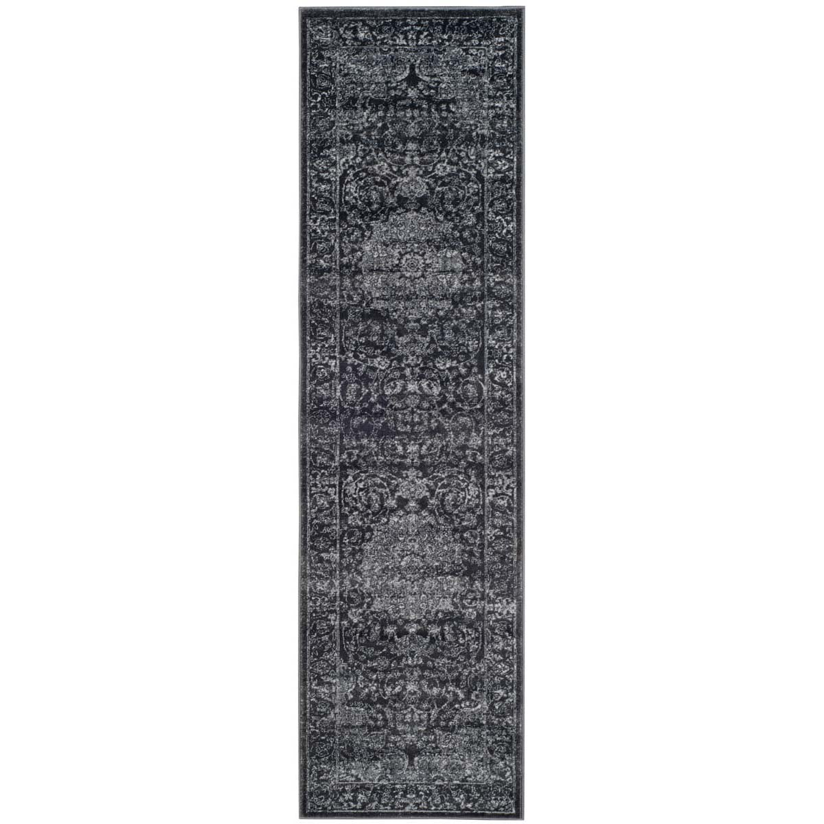 Safavieh Carnegie 631 Rug, CNG631 - Dark Grey / Cream