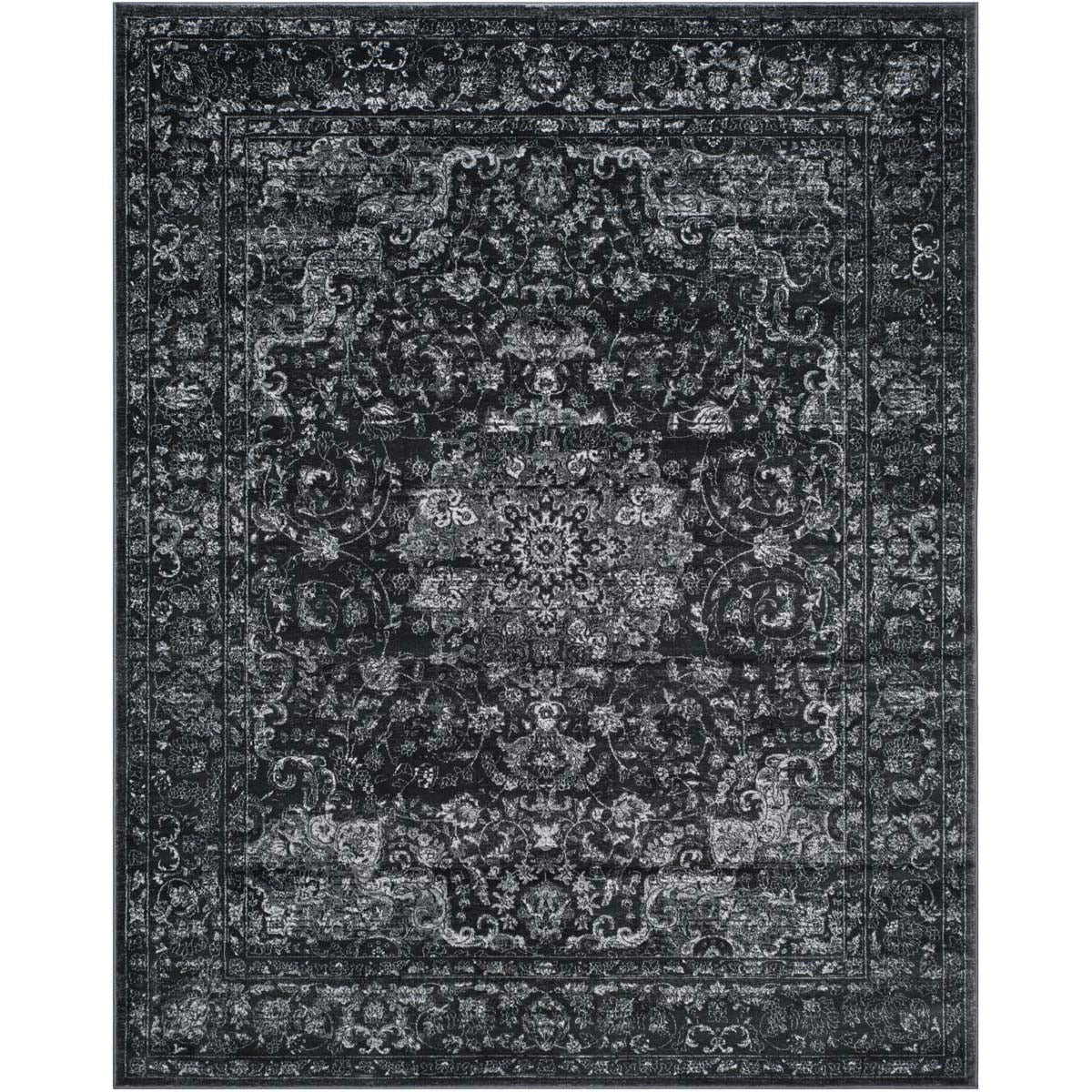 Safavieh Carnegie 631 Rug, CNG631 - Dark Grey / Cream